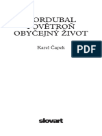 Karel Čapek: Hordubal, Povětroň, Obyčejný Život