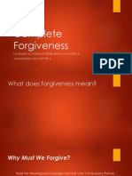 Complete Forgiveness LEARNING