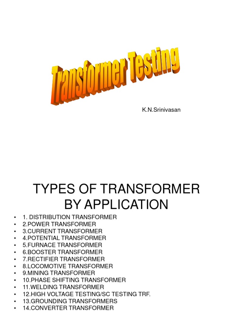 Transformer Testing Pdf Pdf Transformer Insulator Electricity