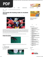 The Gunpla Kit Painting Guide For Realistic Models - FROM JAPAN Blog