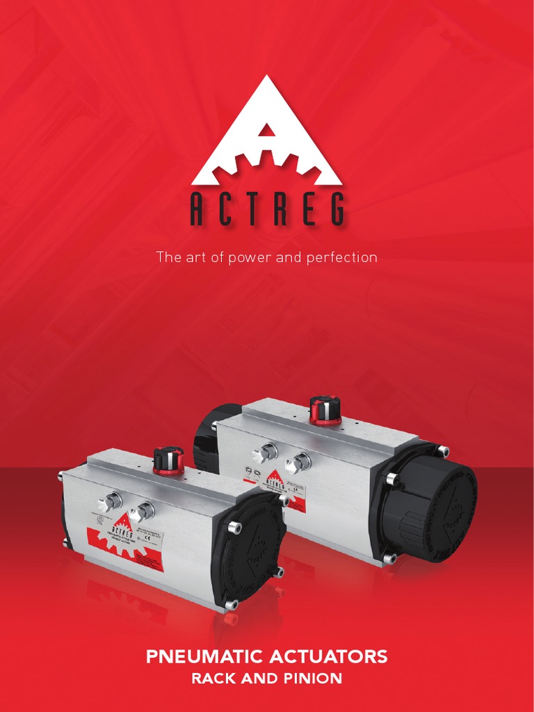 ACTREG Pneumatic Actuator PDF Screw Valve