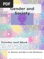 Gender and Society: Group 2