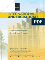 Undergraduate International Program Brochure 2018