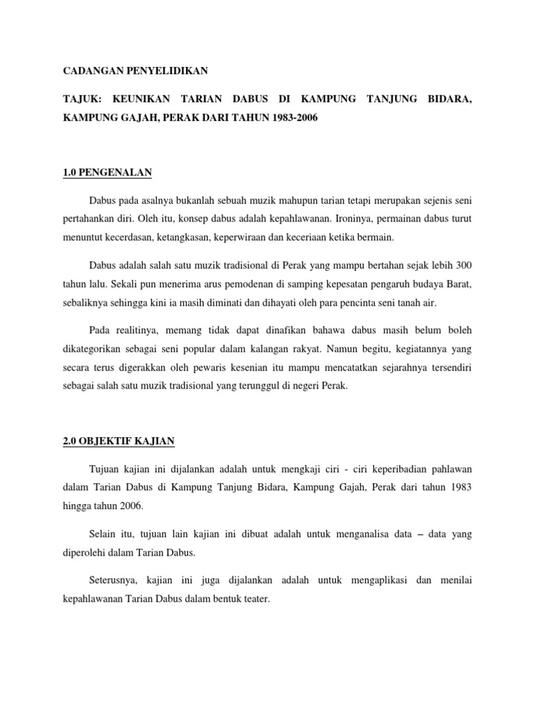 Cadangan Penyelidikan Sejarah Stpm 2018 | Pdf