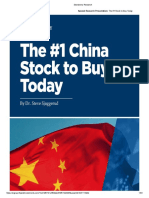 The #1 China Stock To Buy Today