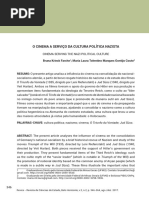 Cinema a serviço da política nazista