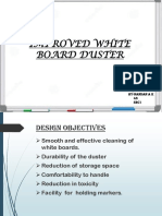 Improved White Board Duster: By-Nandan A K 43 S2C1