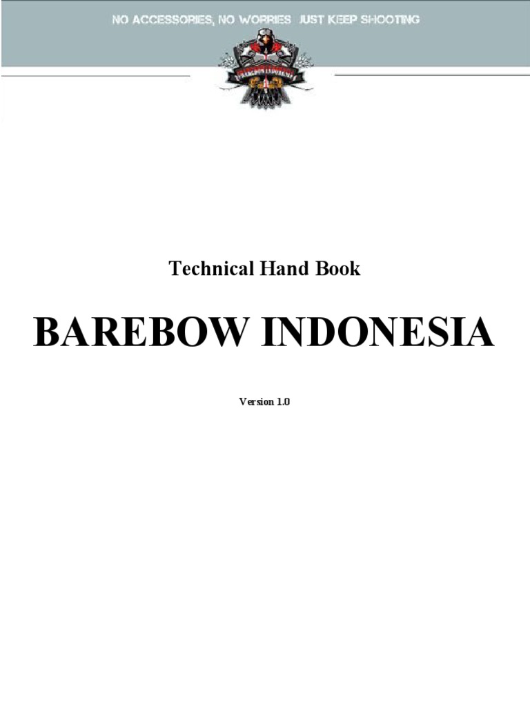 Technical Hand Book Barebow Indonesia (Rev A) PDF | PDF