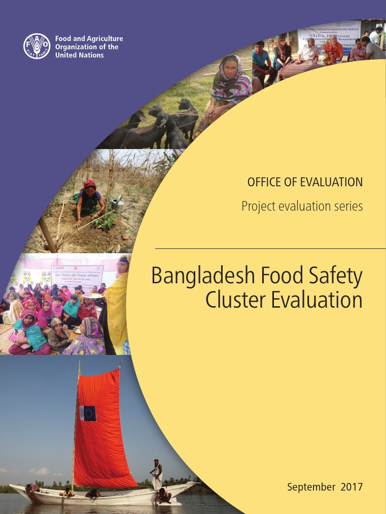 Bangladesh Food Safety Cluster Evaluation PDF Food And Agriculture