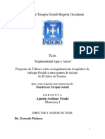 Tesis - Maestria - Programa de Talleres Con Enfoque Gestalt para Facilitar El Darse Cuenta Aplicado A Un Grupo de Lectura PDF