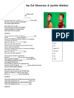 I Don't Care by Ed Sheeran and Justin Bieber