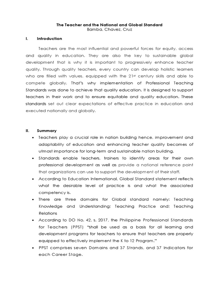 Enhancing Teacher Quality Standards | PDF | Teacher Education | Teaching