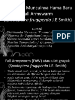 Fenomena Munculnya Hama Baru Spodoptera Frugiperda (IHT)