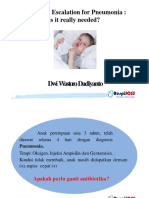 Dwi Wastoro - Antibiotic Escalation For Pneumonia How and When