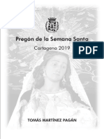 Pregón de la Semana Santa de Cartagena-2019