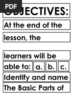 Objectives: Objectives:: at The End of The Lesson, The