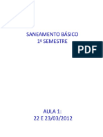 Saneamento Básico: Introdução aos Estudos de Concepção de Sistemas de Abastecimento de Água