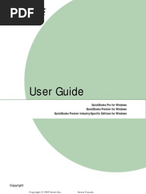 Quick Books User Guide
