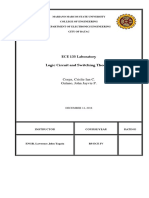 ECE 135 Laboratory Logic Circuit and Switching Theories: Corpz, Crislie Ian C. Galano, John Jayvie P