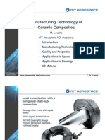 Manufacturing Technology of Ceramic Composites: M. Leuchs MT Aerospace AG, Augsburg