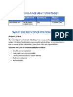 Smart Energy Conservation Stakeholder Engagement