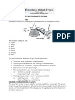 Electromagnetic Spectrum Dispersion