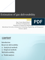Estimating Gas Reservoir and Well Deliverability