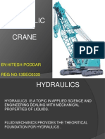 Hydraulic Crane: By:Hitesh Poddar REG NO:13BEC0335