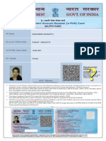 Digitally Signed PAN Application for Madhurima Sengupta