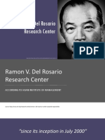 Ramon V. Del Rosario Research Center