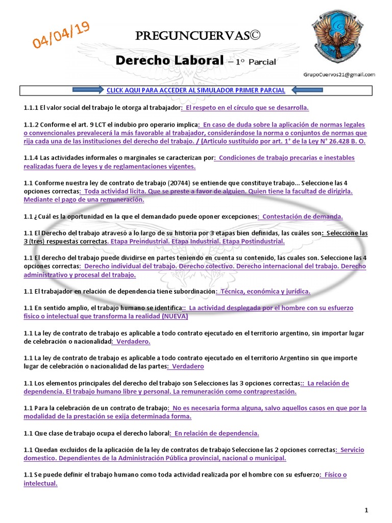Siglo 21 | PDF | Derecho laboral | Tiempo de trabajo