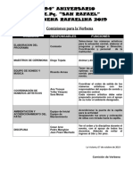 Comisiones 2019