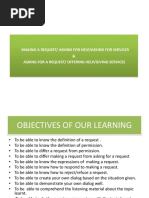 Making A Request/ Asking For Help/Asking For Services & Asking For A Request/ Offering Help/Giving Services