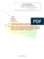 Bem Explicado Centro de Explicações: Nome: - Data