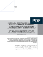 Critica Da Execucao Fiscal Como Meio de PDF