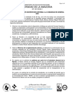 Comunicado Paro Estudiantil PDF