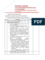 Cek List Rekomendasi SIPA 2019