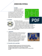 Reglas de Juego Del Futsal