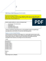 Praktikum 13 Matriks: NIM/Nama: Ruth Maharani/3311911095