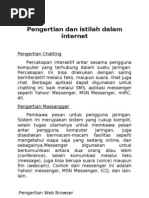 Download Pengertian Dan Istilah Dalam Internet by Chacha Ephul kotA  Reverof SN43603631 doc pdf