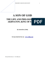 A Son of God.the Life and Philosophy of Akhnaton, King of Egypt.savitri Devi.1946.312p