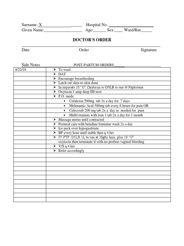Doctor'S Order | PDF | Cooking, Food & Wine | Wellness