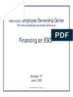 Financing an ESOP