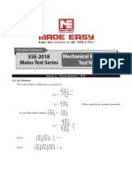 ESE-2018 Mains Test Series: Mechanical Engineering Test No: 2