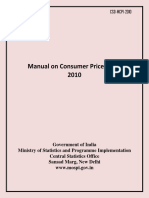 Manual On Consumer Price Index 2010