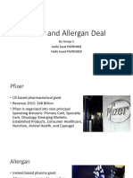 Group 5 - Pfizer and Allergan Deal