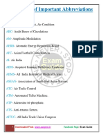 Abbreviation List (Swapno - In) PDF