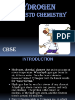 For Xi STD Chemistry: Hydrogen