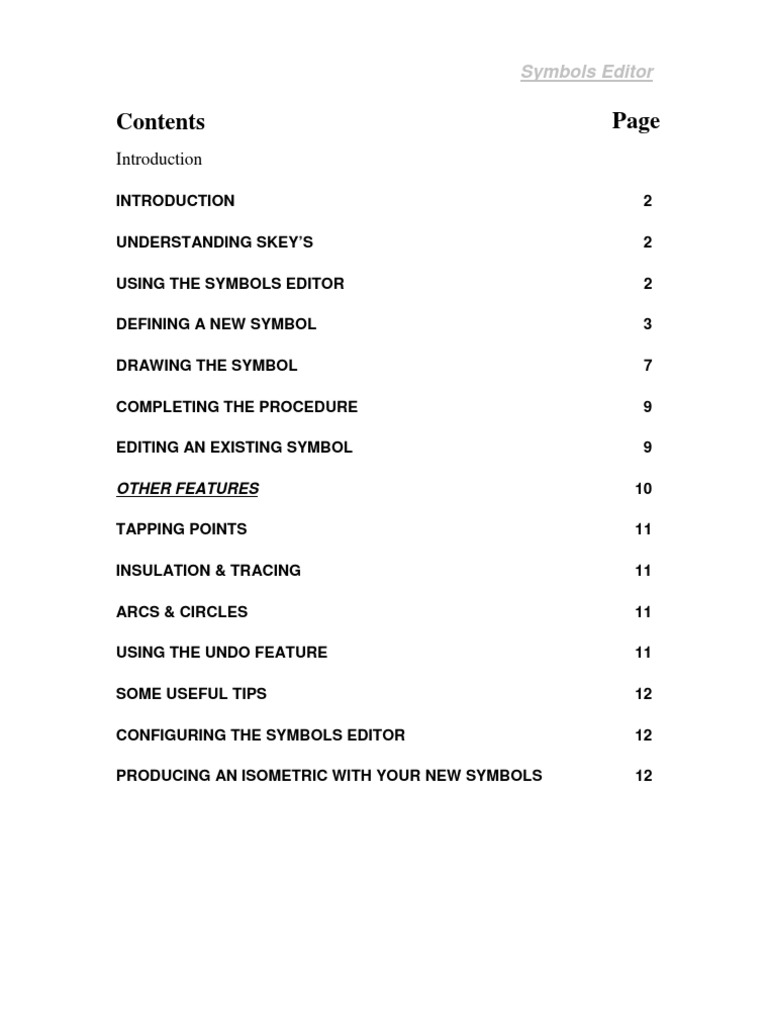Symbols Editor User Guide for Isogen | PDF | Library (Computing ...