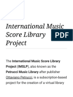 The International Music Score Library